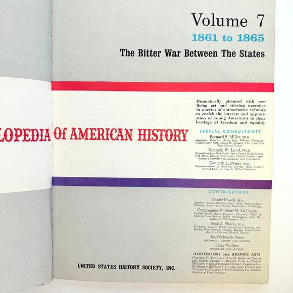 Vintage Pictorial Encyclopedia of American History Vol 7 - Picture 7 of 9